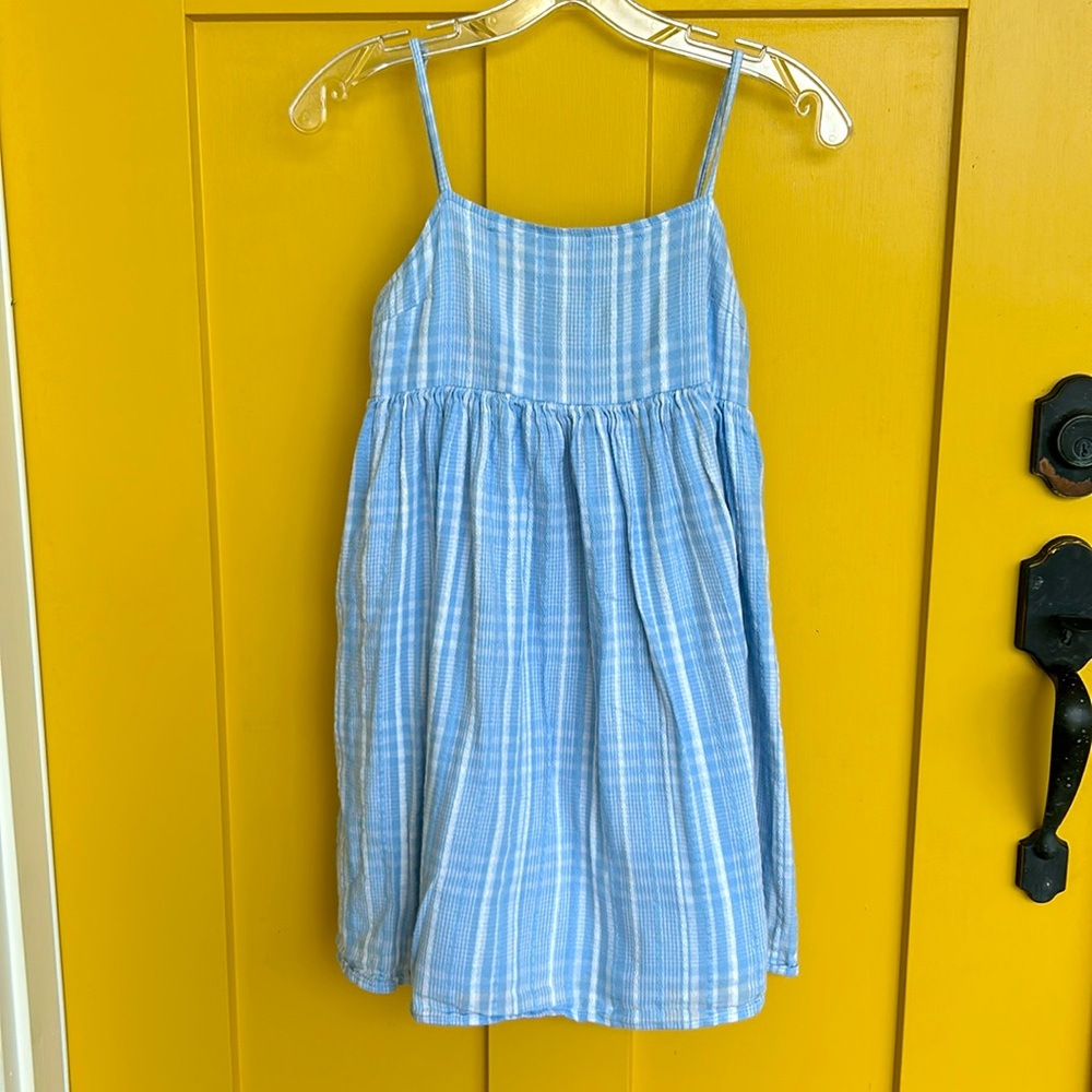 Blue babydoll dress